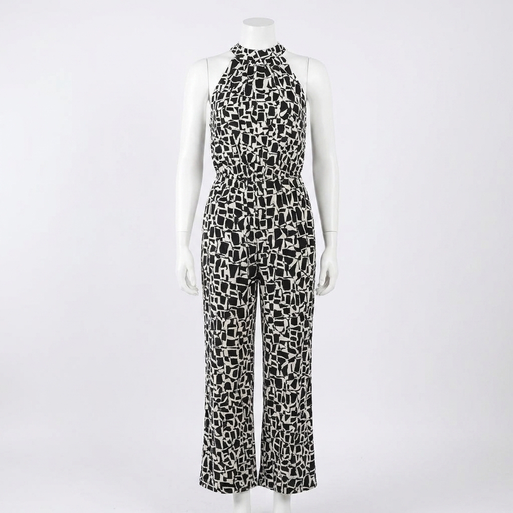 NEW VINCE CAMUTO chic jumpsuit in black and white